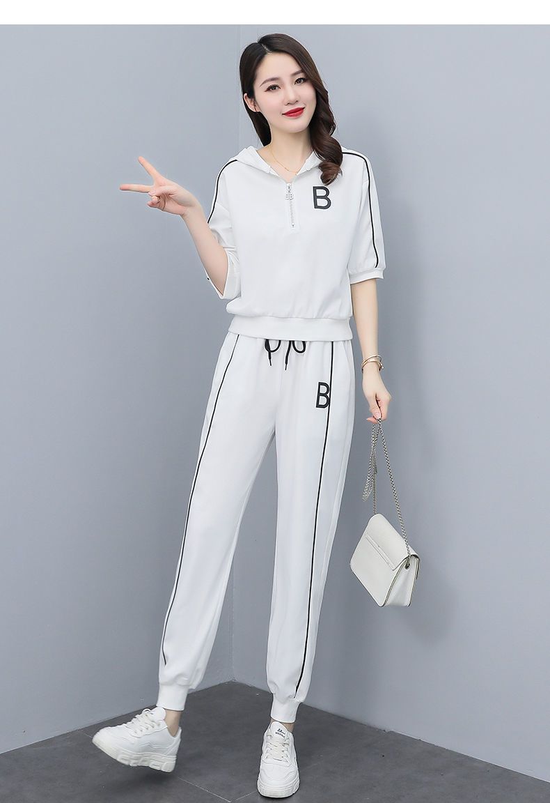 2025夏季新款大碼運(yùn)動(dòng)套裝 減齡顯瘦，穿出洋氣活力范